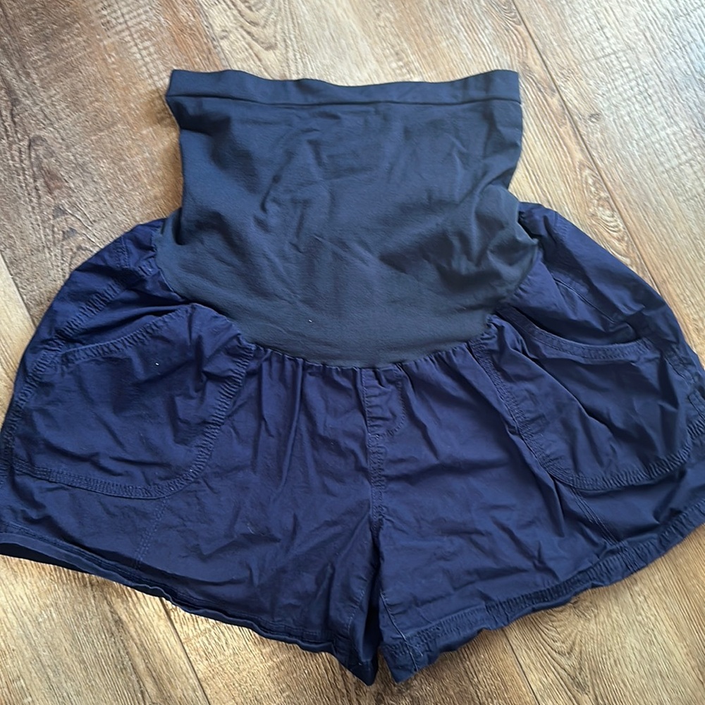 Motherhood maternity blue shorts - Overbelly size L